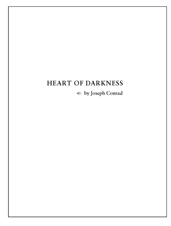 Heart of Darkness title page