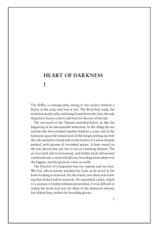 Heart of Darkness chapter opening