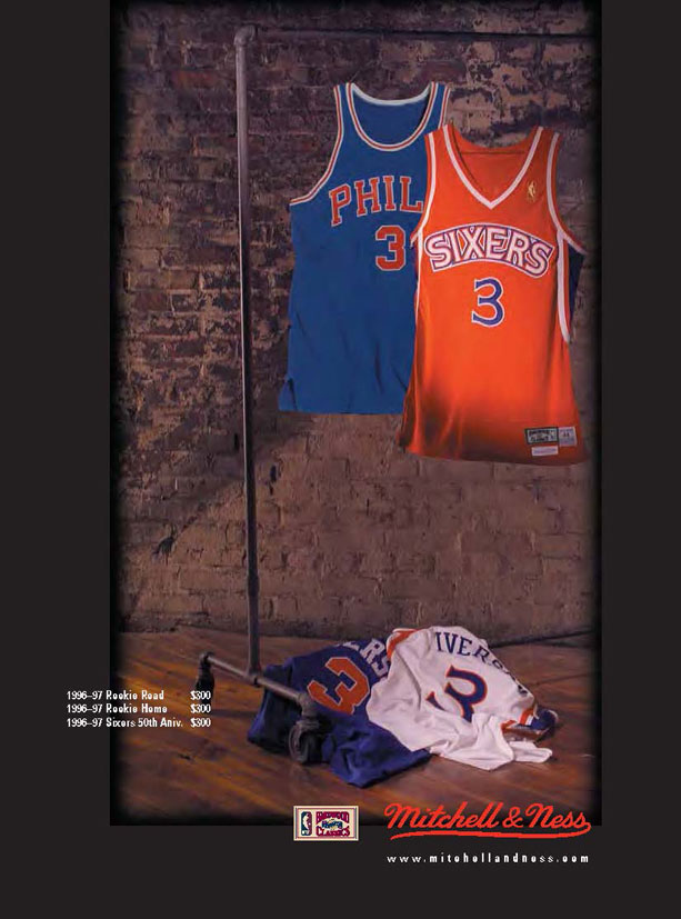 Mitchell & Ness full page magazine ad