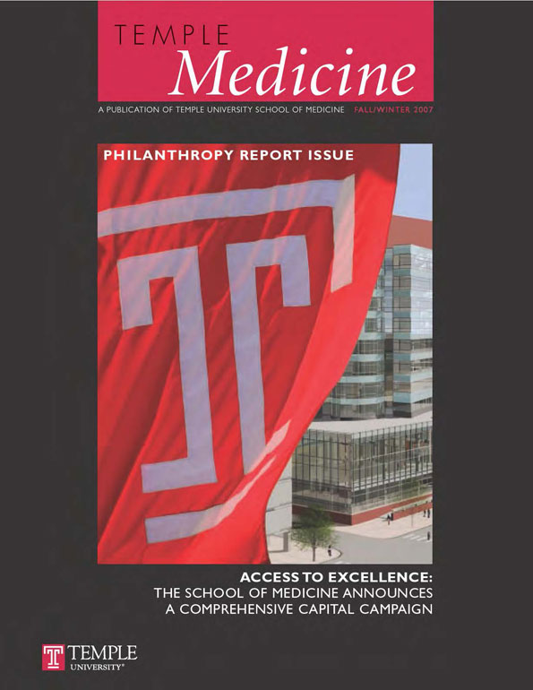 Temple Medicine annual report cover